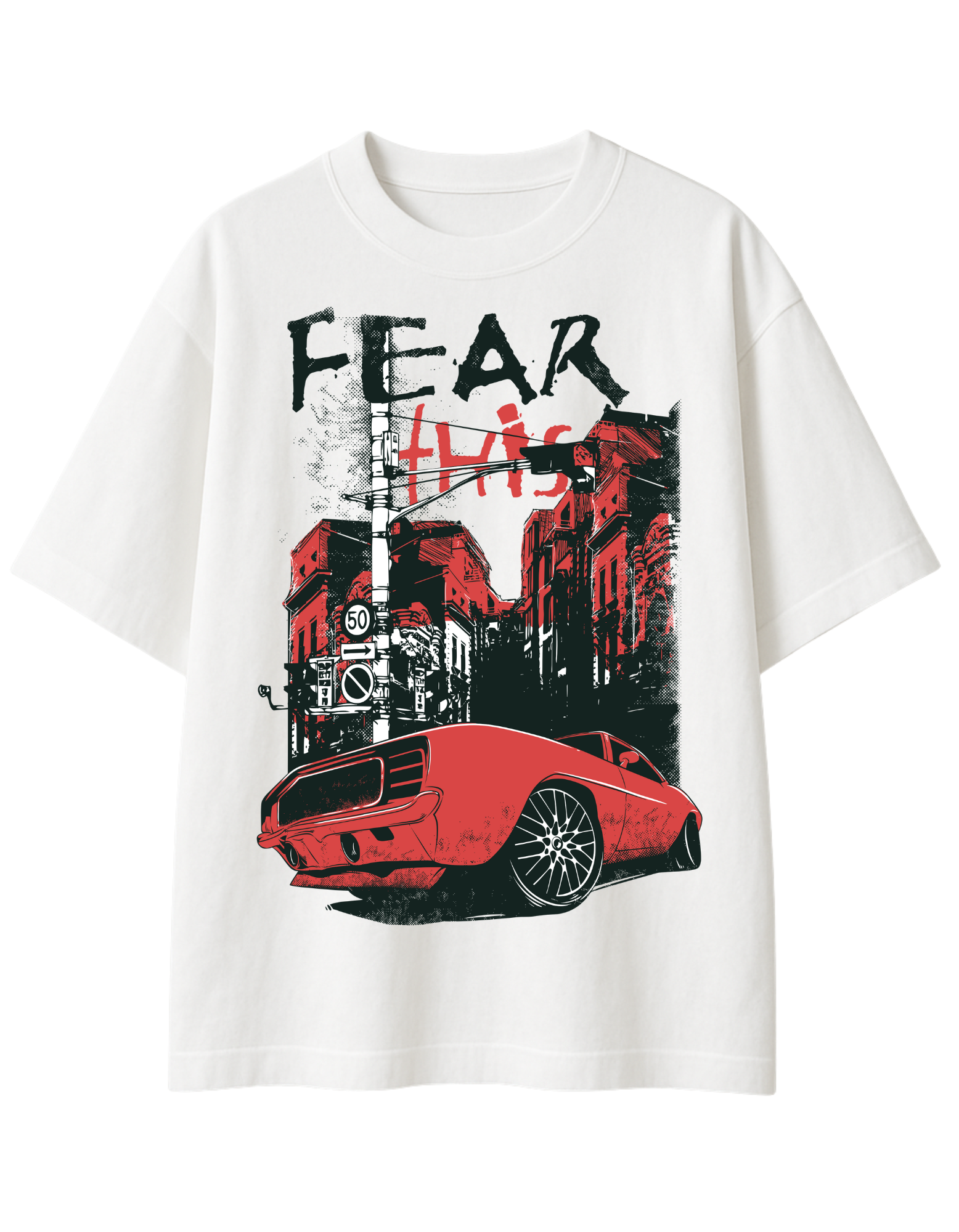 Fear Oversized Standard T-Shirt
