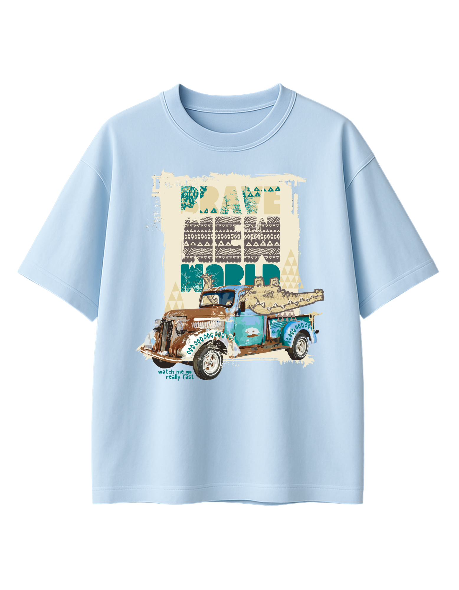 Old Money Car Oversized Classic T-Shirt